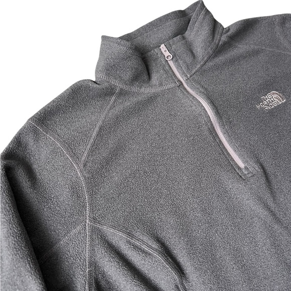 The North Face Women’s Zip-Up Gray Sweater - Picture 2 of 3